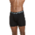 Jockey® Active Microfiber Boxer Brief - Black Perspective: front