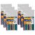 Creativity Street Hot Glue Sticks 4  x 0.31  6 Assorted Glitter Colors 12 Per Pack 6 Packs Perspective: front