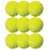 Champion Tennis Balls Yellow 3 Per Pack Set of 3 (CHSTB3-3) Perspective: front