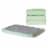 Foundations SafeFit Elastic Fitted Sheet Compact-Size Mint Pack of 2 (FNDFSNFMT06-2) Perspective: front