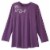 Silverts Eggplant Reusable Poly-Spandex Blend Adaptive Shirt Large Perspective: front