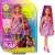 Barbie Totally Hair Flower-Themed 8.5 Inch Curvy Doll & Color Change Accessories Perspective: front