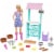 Barbie Farmers Market Playset, Barbie Doll (Blonde), Stand, Register & Accessories Perspective: front