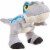 Mattel® Jurassic World Small Sound Velociraptor Plush - Blue Perspective: front