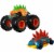 Hot Wheels Monster Trucks 1:64 Scale MOTOSAURUS, Includes Hot Wheels Die Cast Car Perspective: front