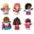 Fisher-Price Barbie Figure 6 Pack Perspective: front