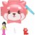 Polly Pocket Pet Connects Red Panda Compact Playset Perspective: front