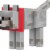 Mattel MINECRAFT DIAMOND LEVEL WOLF Figure Perspective: front