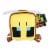 Mattel Minecraft Cuutopia™ Bee Abeille Plush Perspective: front