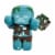 Mattel Minecraft Drowned Zombie Plush Figure Perspective: front