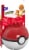 MEGA™ Pokemon™ Charmander Poke Ball Building Set Perspective: front