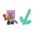 Mattel Minecraft Mini Mode Mining Figure Perspective: front