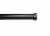 Linen Avenue End Cap Single Window Curtain Rod Set, 66 to 120-Inch, Matte Black Perspective: front