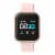 iTouch Air 3 Smartwatch: Rose Gold Case with Blush Strap 40mm Perspective: front