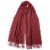 Collection 18 Solid Feather Soft Oblong Scarf - Red Perspective: front