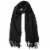Collection 18 Solid Feather Soft Oblong Scarf - Black Perspective: front