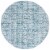 Safavieh Martha Stewart Isabella Round Rug - Denim Blue/Ivory Perspective: front
