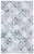 Safavieh Martha Stewart Collection Isabella Accent Rug - Ivory/Turquoise Perspective: front