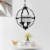 SAFAVIEH Forler 4 Light 17 Inch Pendant | Black | Perspective: front