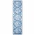 Martha Stewart Brentwood Runner Rug - Navy / Creme Perspective: front