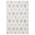 Martha Stewart Collection Lucia Shag Geometric Accent Rug - White/Light Gray Perspective: front