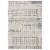 Martha Stewart Collection Lucia Shag Diamond Accent Rug - White/Light Gray Perspective: front