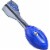 NERF Vortex Aero Howler Foam Football - Blue and Gray Perspective: front