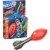 NERF Vortex Aero Howler Foam Football - Red and Black Perspective: front