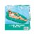 Aqua Leisure Polyknit Luxe Water Lounger Recliner Pool Inflatable Perspective: front
