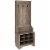 Pemberly Row 27  Hall Tree with 9 Cubbies in Drifted Gray Perspective: front