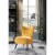 Pemberly Row Velvet Upholstered Accent Chair in Yellow Perspective: front