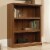 Pemberly Row 3 Shelf Bookcase in Washington Cherry Perspective: front