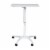 Pemberly Row 28  Height Adjustable Stand Up Laptop Table in White Perspective: front