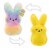 Holiday Home Reversible Plush Rainbow Peeps Perspective: front