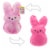 Easter Holiday Home Pink Plush Peeps Perspective: front