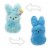 Easter Holiday Home Blue Plush Peeps Perspective: front
