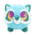National Brand Plush Raccoon Perspective: front