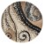 MDA Home Rhodes Brown/Gray Contemporary Polypropylene Area Rug - 5'2  x 5'2 Perspective: front