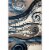 MDA Home Rhodes Cream/Blue Contemporary Polypropylene Area Rug - 3'5  x 5'5 Perspective: front