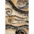 MDA Home Rhodes Brown/Gray Transitional Polypropylene Area Rug - 3'5  x 5'5 Perspective: front