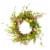 Northlight Easter Egg with Berry Floral Springtime Wreath, Pink and Green 20 Perspective: front