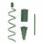 Northlight Green Universal Christmas Tree Topper Holder Perspective: front