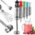 Zulay Kitchen Immersion Hand Blender 500W - Black Perspective: front
