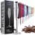 Zulay Kitchen Classic Milk Frother With Stand - Pop Silver/Dark Blue Perspective: front