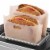 Zulay Kitchen 6 Pack Reusable Toaster Bags For Grilled Cheese Sandwiches Perspective: front