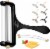 Zulay Kitchen Adjustable Hand Held Cheese Cutter with 2 Extra Wires Perspective: front