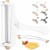 Zulay Kitchen Adjustable Hand Held Cheese Cutter with 2 Extra Wires Perspective: front