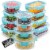 Zulay 12 Pack Airtight Borosilicate Glass Meal Prep Containers with Lids Perspective: front