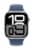 Apple® Watch Series 10 GPS 46mm Silver Aluminum Case with Denim Sport Band - M/L Perspective: front
