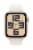 Apple Watch SE GPS 44mm Retina OLED Display Starlight Aluminum Case with Starlight Sport Band S/M Perspective: front